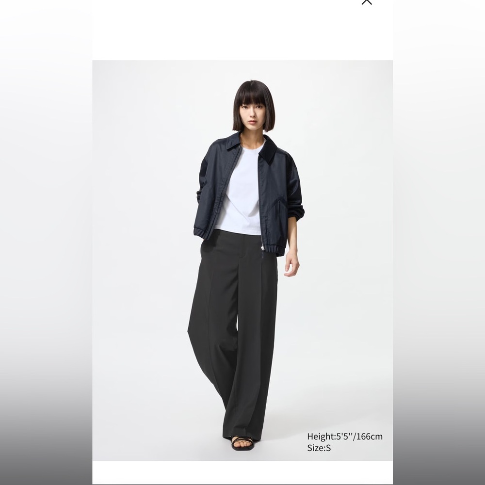 UNIQLO Black AirSense Wide Pants